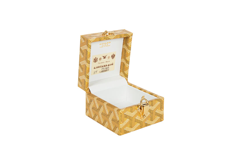 Goyard Regence Mini Trunk - Gold Decorative Accents, Decor
