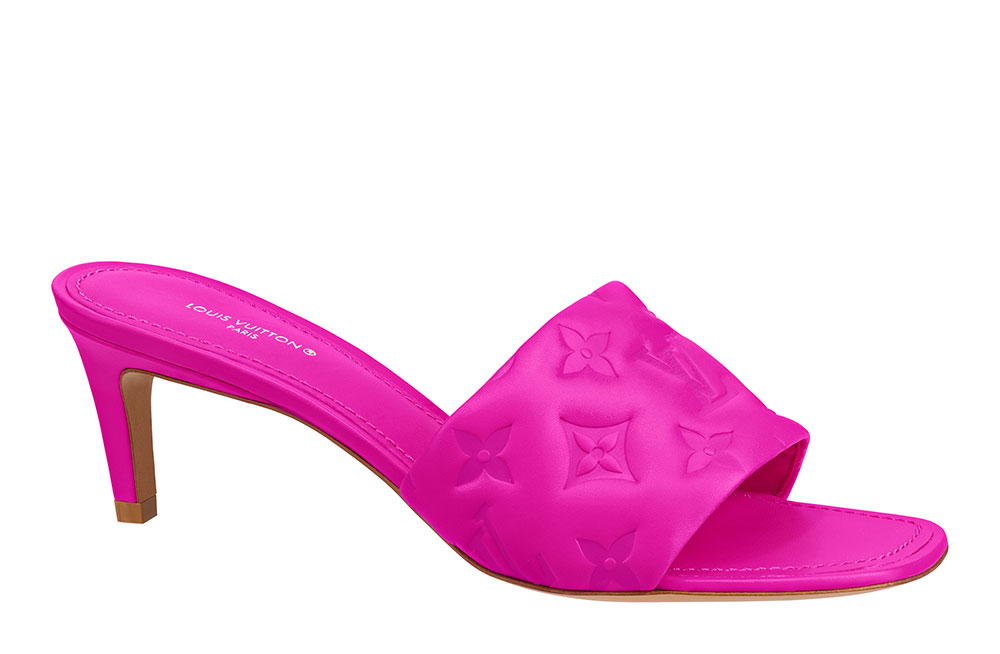 Replica Louis Vuitton Archlight Slingback Pumps In Pink Satin in 2023