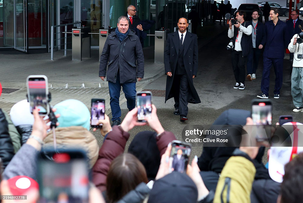 Lewis Hamilton’s first day at Ferrari