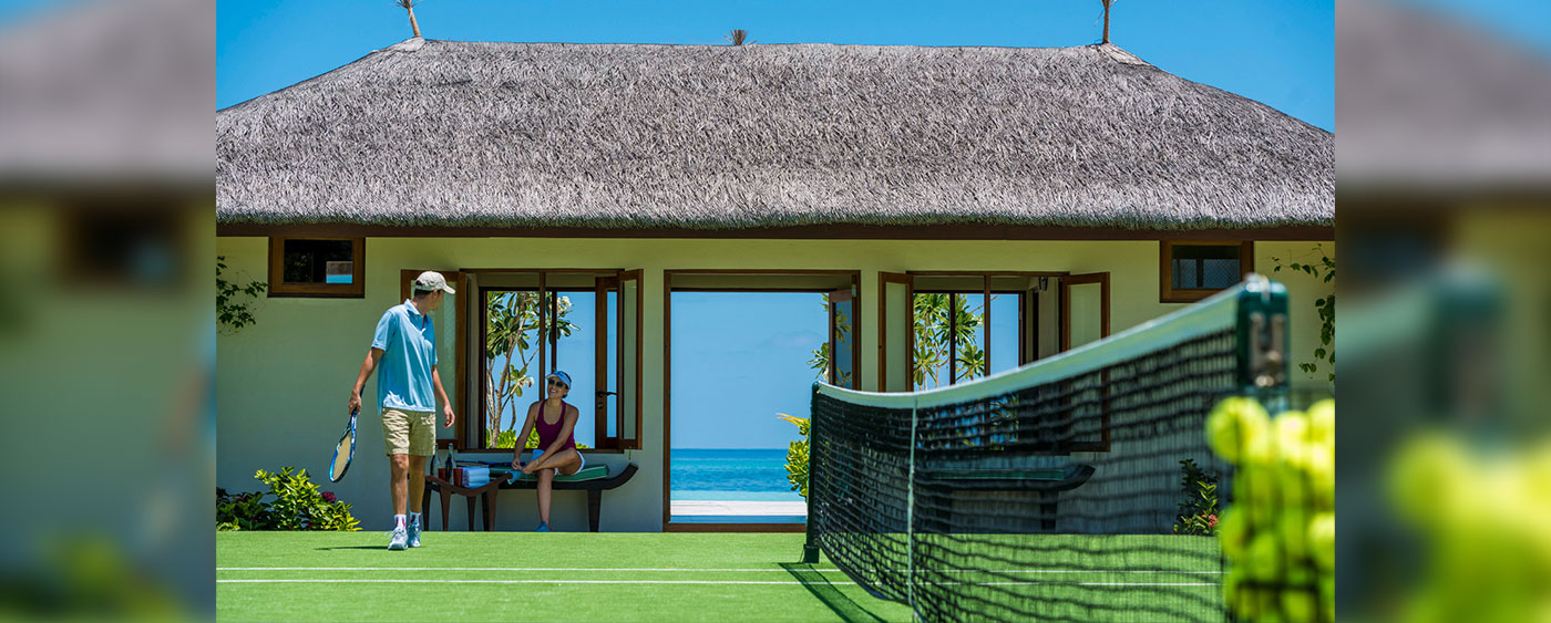 Tennis legend Nikolay Davydenko serves up exclusive tuition at Four Seasons Maldives at Kuda Huraa.